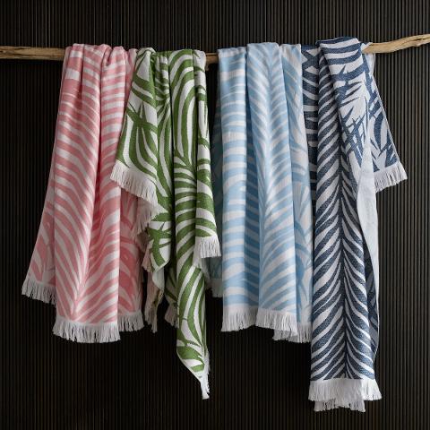 Zebra Palm Beach Towel