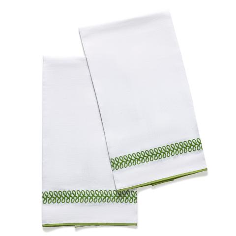 Astor Braid Guest Towel, Set Of 2