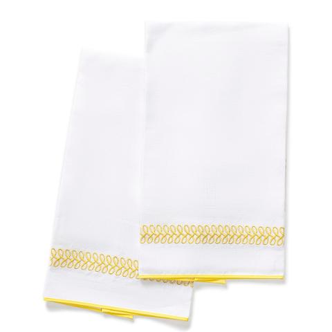 Astor Braid Guest Towel, Set of 2