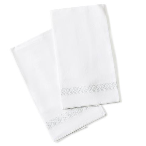 Astor Braid Guest Towel, Set of 2