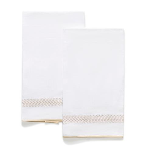Astor Braid Guest Towel, Set of 2