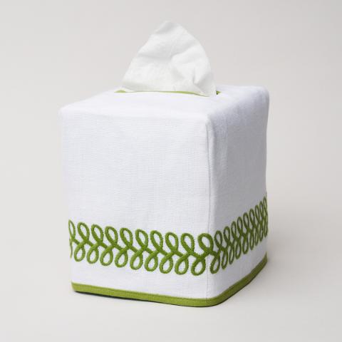 Astor Braid Tissue Box Cover