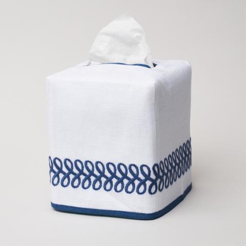 Astor Braid Tissue Box Cover