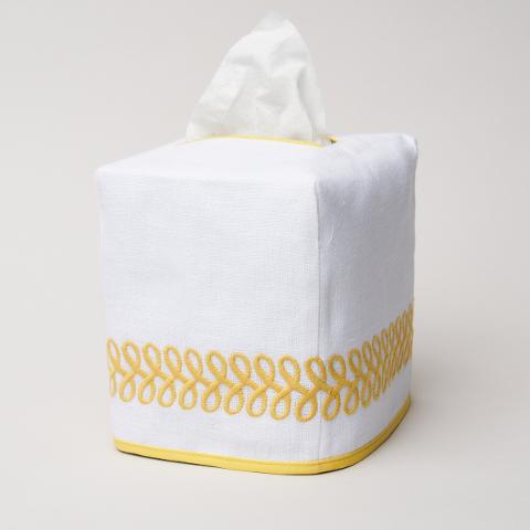 Astor Braid Tissue Box Cover