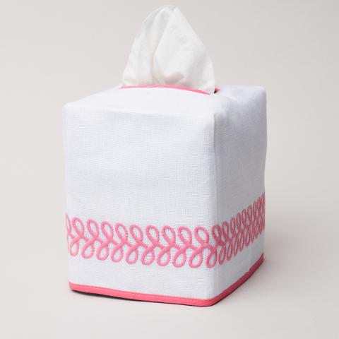 Astor Braid Tissue Box Cover