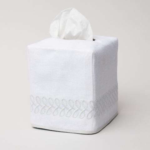 Astor Braid Tissue Box Cover