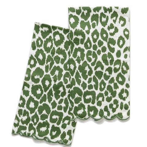 Iconic Leopard Guest Towel Set