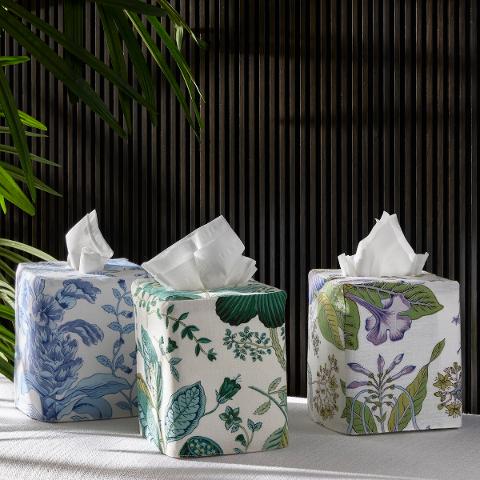 Pomegranate Linen Tissue Box Cover