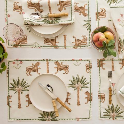Tiger Palm Placemat, Set Of 4