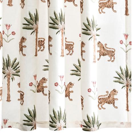 Tiger Palm Shower Curtain
