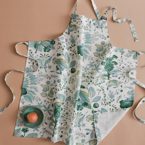 Pomegranate Linen Apron