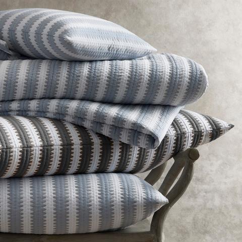 Apollo Stripe Matelassé Coverlet