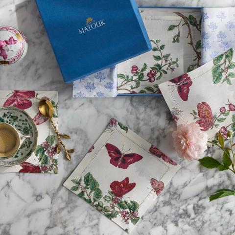 Baudin Butterfly Cocktail Napkins