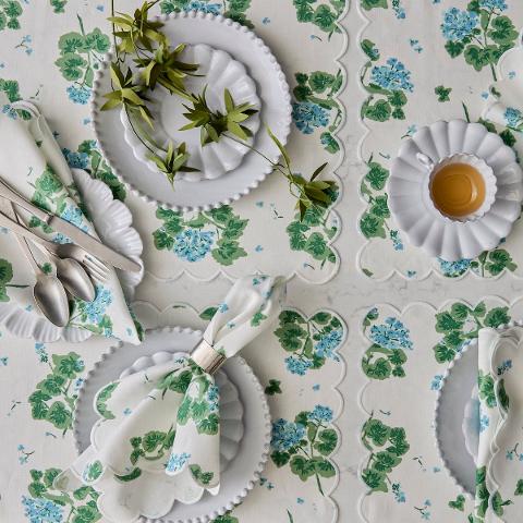 Geranium Tablecloth