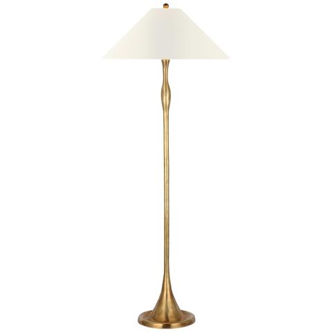 Romero Floor Lamp, Antique Brass