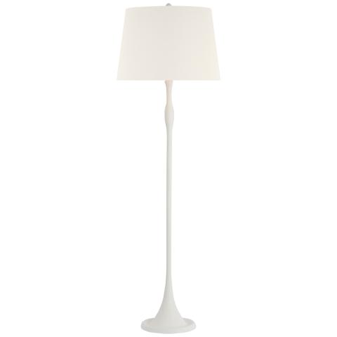 Romero Floor Lamp, Plaster White