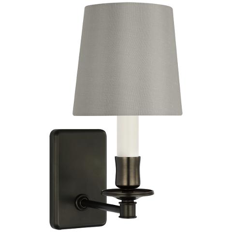 Tara Small Sconce, Bronze