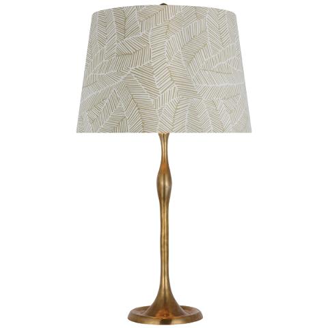 Romero Table Lamp, Antique Brass