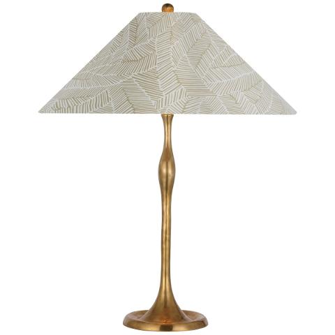 Romero Table Lamp, Antique Brass