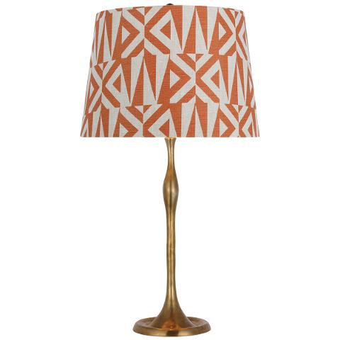 Romero Table Lamp, Antique Brass