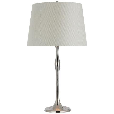 Romero Table Lamp, Polished Nickel