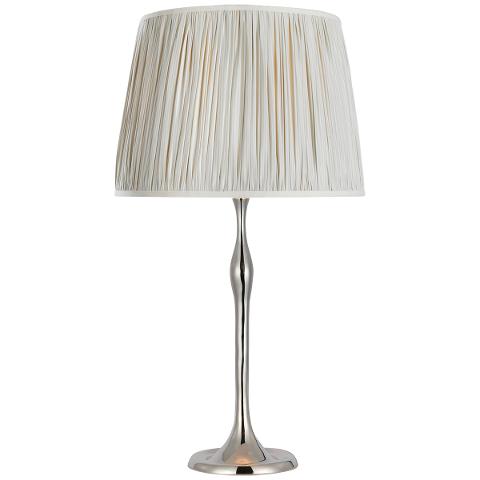 Romero Table Lamp, Polished Nickel