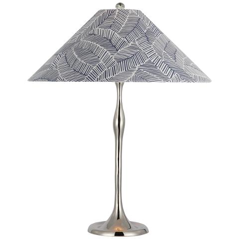 Romero Table Lamp, Polished Nickel