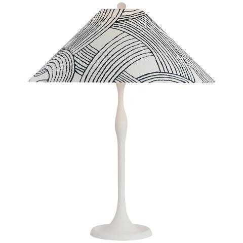 Romero Table Lamp, Plaster White