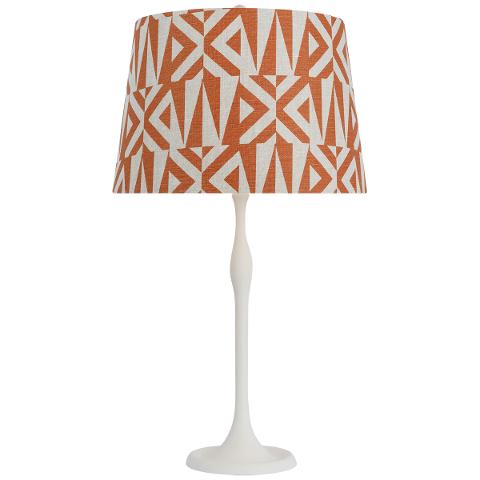 Romero Table Lamp, Plaster White