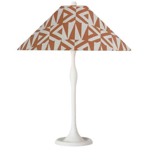 Romero Table Lamp, Plaster White