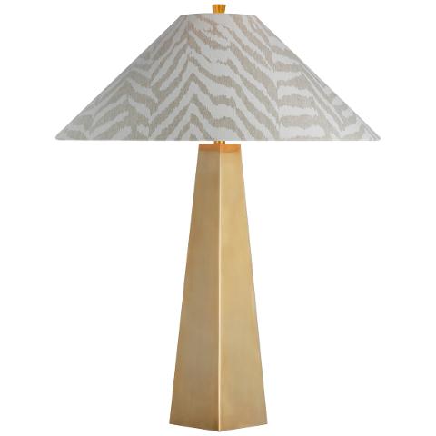 Zoran Table Lamp, Antique Brass