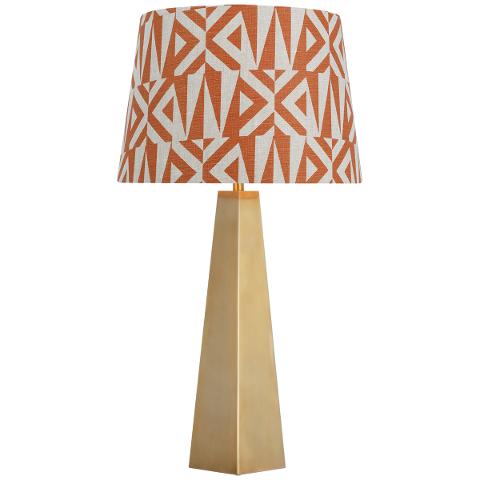 Zoran Table Lamp, Antique Brass