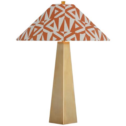 Zoran Table Lamp, Antique Brass