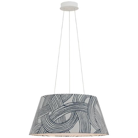 Caufield Hanging Shade, White