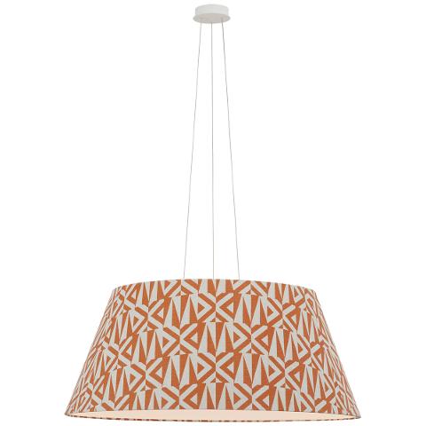 Caufield Hanging Shade, White