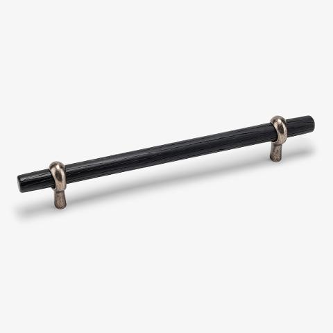 Hudson Wood Bar Pull, 6" C-C
