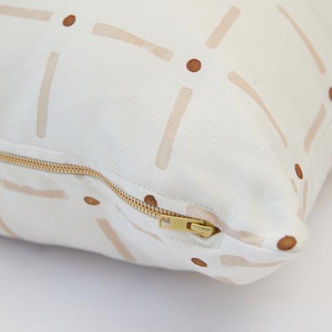 Drifting Grid Pillow