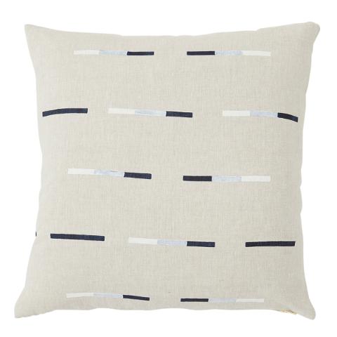 Overlapping Dashes Pillow