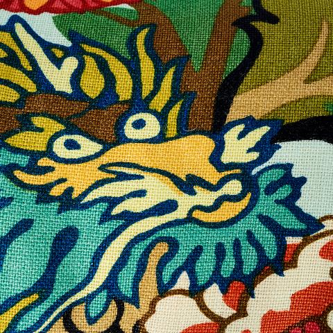 Chiang Mai Dragon Pillow