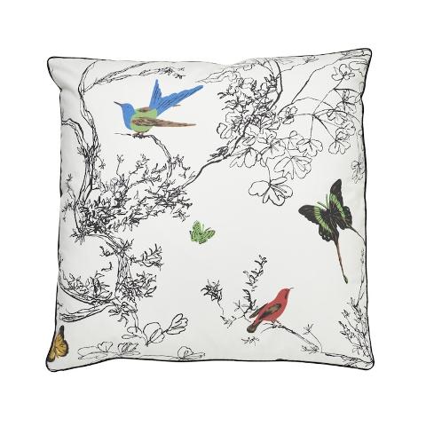 Birds & Butterflies Pillow