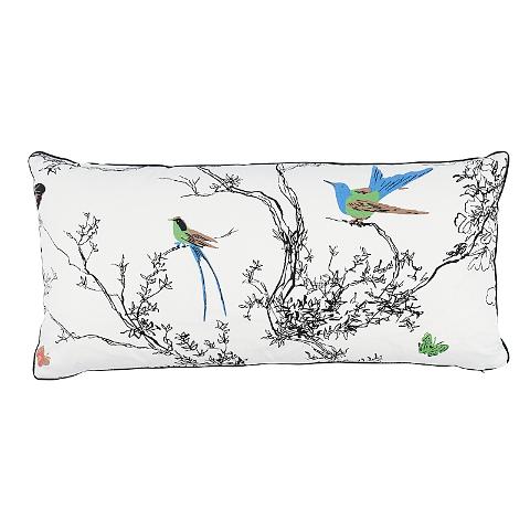 Birds & Butterflies Pillow