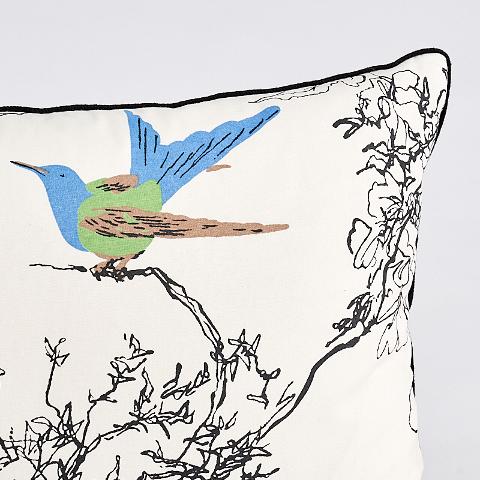 Birds & Butterflies Pillow