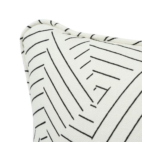 Deconstructed Stripe Pillow