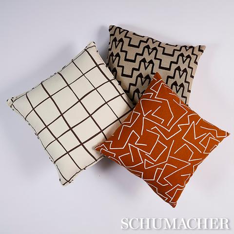 Painterly Windowpane Pillow