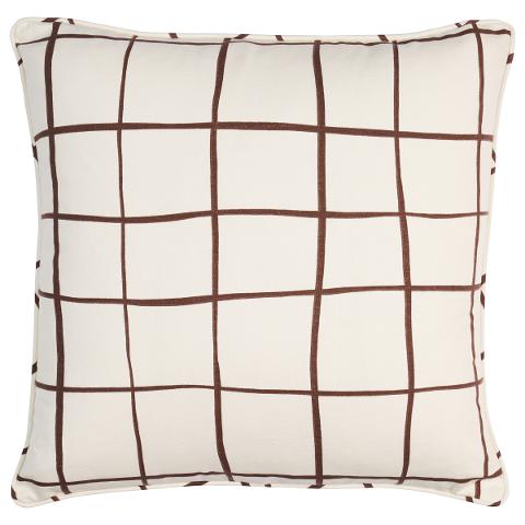 Painterly Windowpane Pillow
