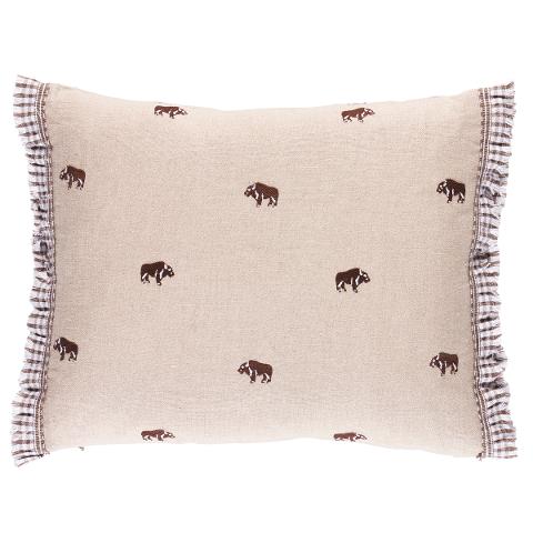 Buffalo Embroidery Pillow