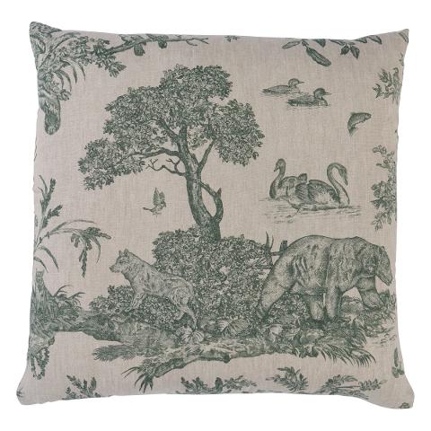 Western Toile Pillow