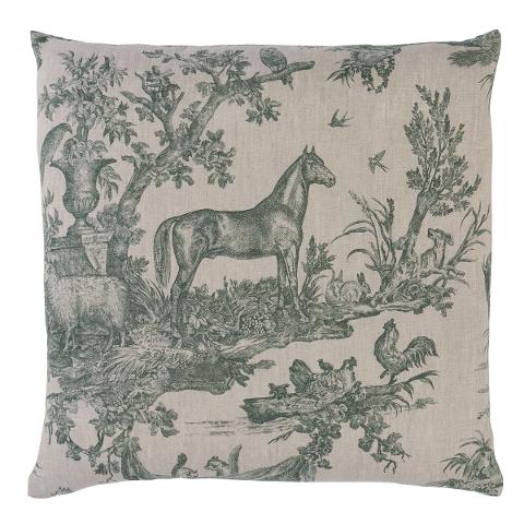 Western Toile Pillow