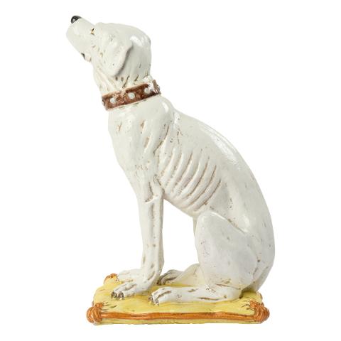 Mid-Century Earthenware Dog