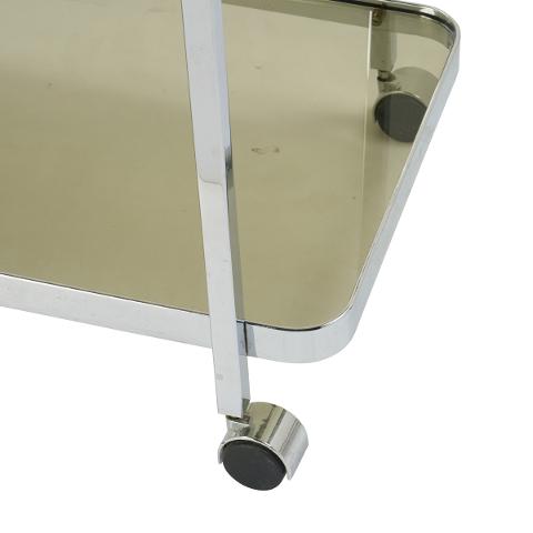 Mid-C Chrome Bar Cart, Italy